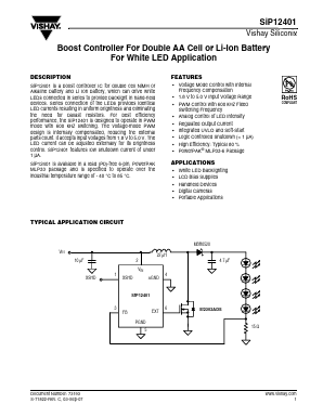 SIP12401DMP-T1-E3 Datasheet PDF Vishay Semiconductors