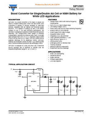 SIP12501 Datasheet PDF Vishay Semiconductors