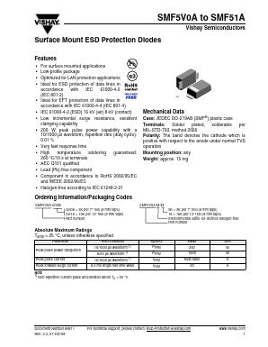 SMF16A Datasheet PDF Vishay Semiconductors
