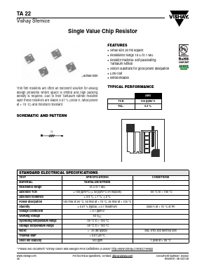 TA22 Datasheet PDF Vishay Semiconductors