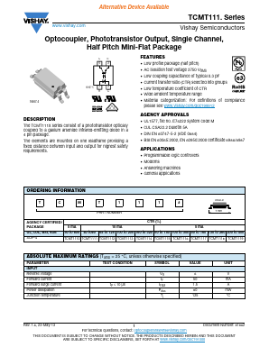MT1110 Datasheet PDF Vishay Semiconductors
