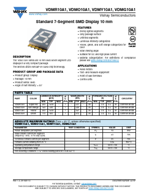 VDMG10A1 Datasheet PDF Vishay Semiconductors