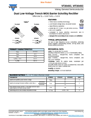 VT2045C Datasheet PDF Vishay Semiconductors