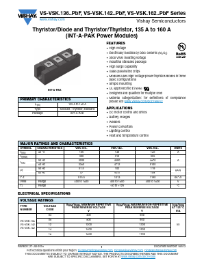 VSKL136 Datasheet PDF Vishay Semiconductors