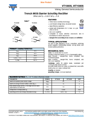 VIT1080S Datasheet PDF Vishay Semiconductors