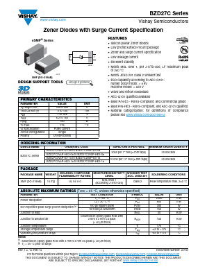 BZD27C10P Datasheet PDF Vishay Semiconductors