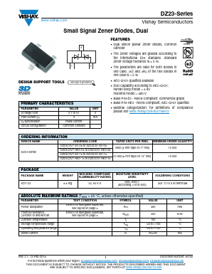 DZ23C16 Datasheet PDF Vishay Semiconductors