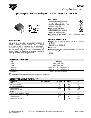IL66B-1X006 Datasheet PDF Vishay Semiconductors