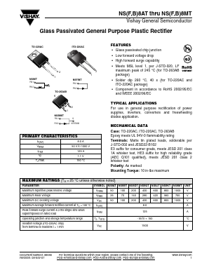 NSF8BT-E3 Datasheet PDF Vishay Semiconductors