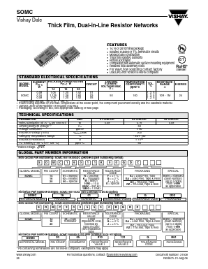 SOMC1403220RGDC Datasheet PDF Vishay Semiconductors
