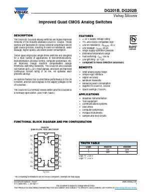 DG201B Datasheet PDF Vishay Semiconductors