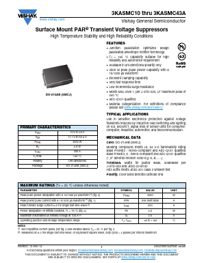 3KASMC12HE357T Datasheet PDF Vishay Semiconductors