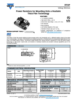 RTOP100-4329S Datasheet PDF Vishay Semiconductors