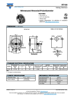 RT100AS6801JB Datasheet PDF Vishay Semiconductors