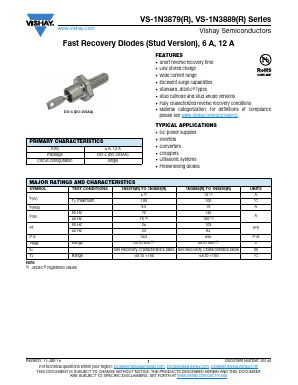 VS-1N3881 Datasheet PDF Vishay Semiconductors