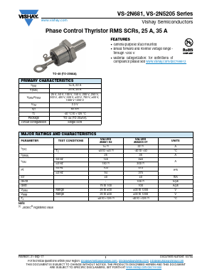 VS-2N5207 Datasheet PDF Vishay Semiconductors