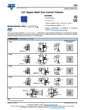 T93XB105KT20 Datasheet PDF Vishay Semiconductors