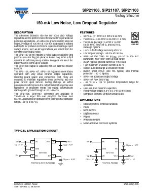 SIP21106DT-12-E3 Datasheet PDF Vishay Semiconductors