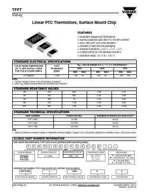 TFPT0603L2200DM Datasheet PDF Vishay Semiconductors