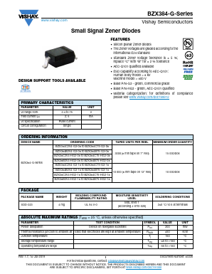 BZX384C22-HG3-08 Datasheet PDF Vishay Semiconductors