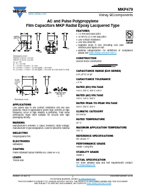 BFC247942304 Datasheet PDF Vishay Semiconductors