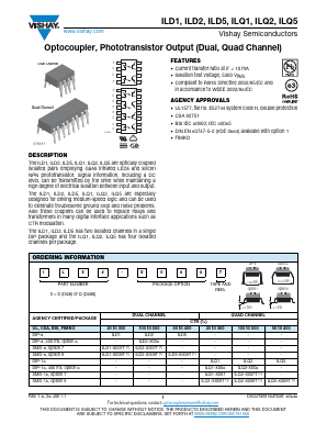 ILD1 Datasheet PDF Vishay Semiconductors