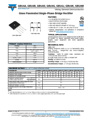 GBU4D-M345 Datasheet PDF Vishay Semiconductors