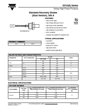 305UR200 Datasheet PDF Vishay Semiconductors