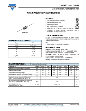 GI850-E3-54 Datasheet PDF Vishay Semiconductors