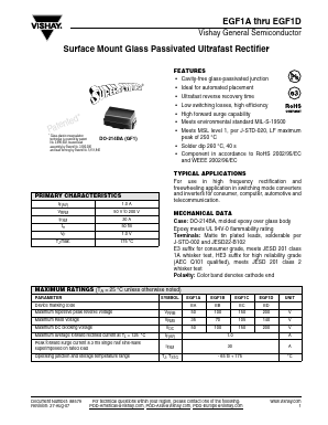 EGF1AHE3 Datasheet PDF Vishay Semiconductors