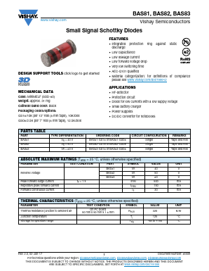 BAS81-GS08 Datasheet PDF Vishay Semiconductors