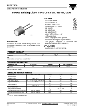 TSTS7500 Datasheet PDF Vishay Semiconductors