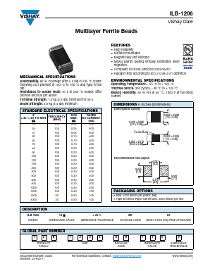 ILB-1206 Datasheet PDF Vishay Semiconductors