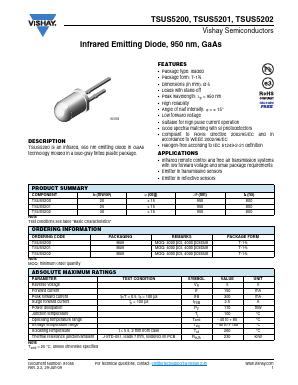 TSUS5202 Datasheet PDF Vishay Semiconductors