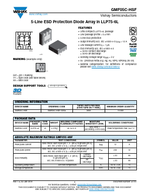 GMF05C-HSF Datasheet PDF Vishay Semiconductors