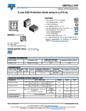GMF05LC-HSF Datasheet PDF Vishay Semiconductors