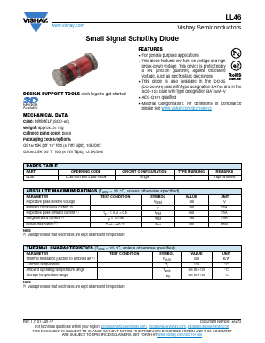 LL46-GS08 Datasheet PDF Vishay Semiconductors