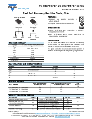 60EPF02PBF Datasheet PDF Vishay Semiconductors