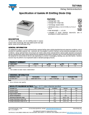 T8719VA Datasheet PDF Vishay Semiconductors