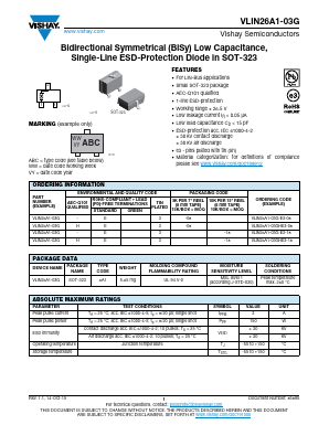 VLIN26A1-03GHE3-08 Datasheet PDF Vishay Semiconductors