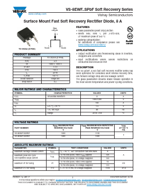 VS-8EWF10STRR Datasheet PDF Vishay Semiconductors