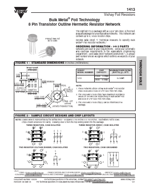 1413 Datasheet PDF Vishay Semiconductors