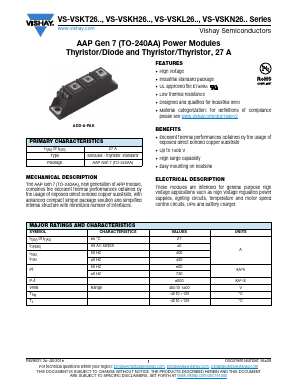 VSK2606 Datasheet PDF Vishay Semiconductors