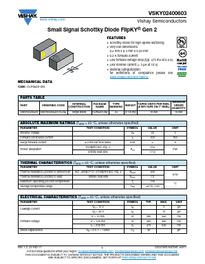 VSKY02400603 Datasheet PDF Vishay Semiconductors