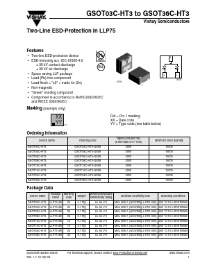 GSOT15C-HT3 Datasheet PDF Vishay Semiconductors