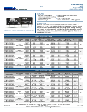 DCMA01-HI Datasheet PDF Wall Industries,Inc.