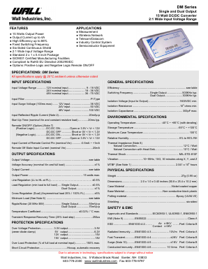 DM24S3.3-4000 Datasheet PDF Wall Industries,Inc.