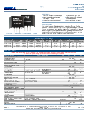 DCMAR1-12 Datasheet PDF Wall Industries,Inc.