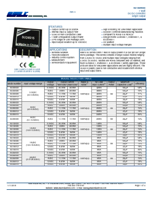 SU24S15 Datasheet PDF Wall Industries,Inc.