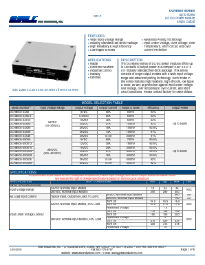 DCHB500-24S6.5 Datasheet PDF Wall Industries,Inc.